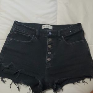 Abercrombie and Fitch high rise shorts